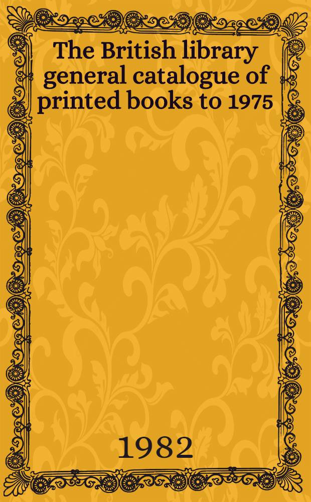 The British library general catalogue of printed books to 1975 : Heide - Hende