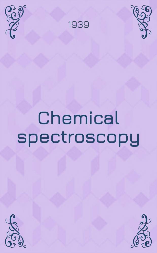 Chemical spectroscopy