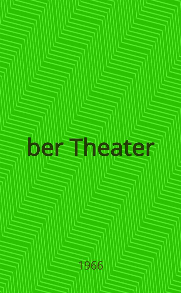 &Uuml;ber Theater