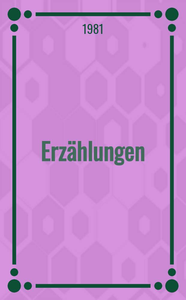 Erz&auml;hlungen