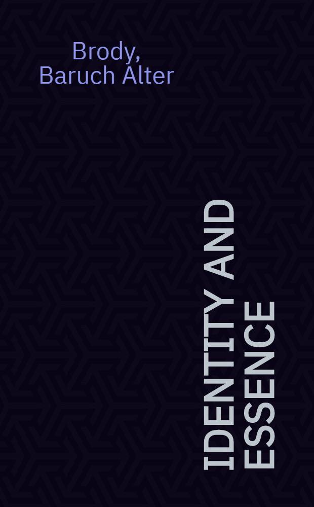 Identity and essence