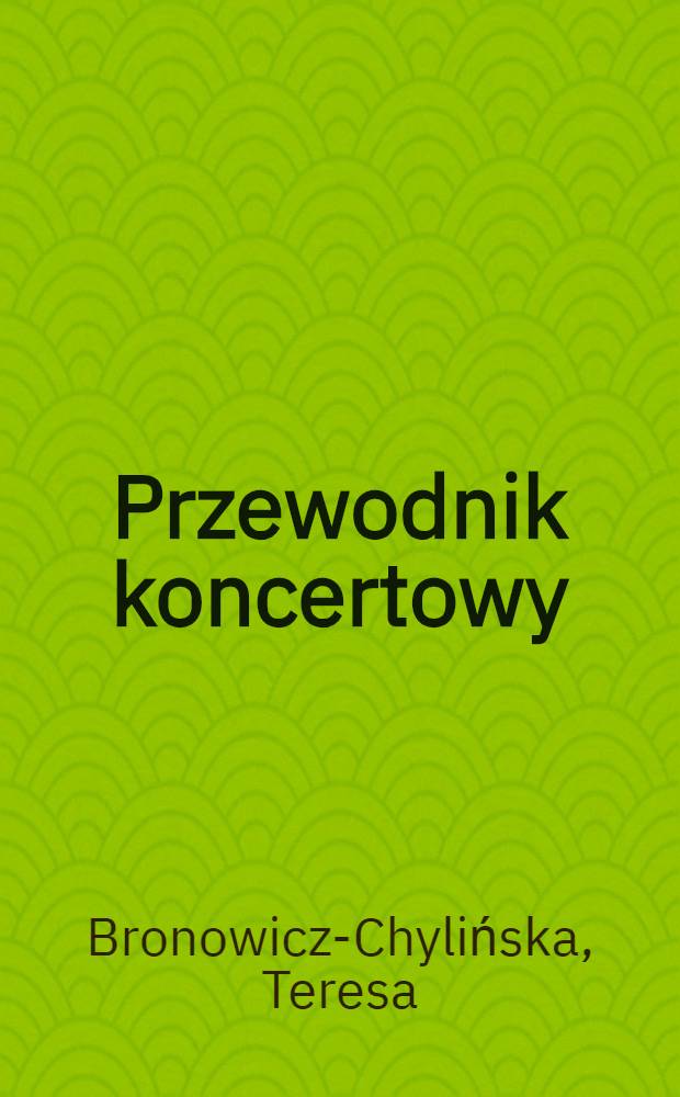 Przewodnik koncertowy