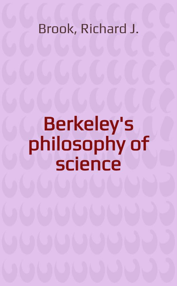 Berkeley's philosophy of science