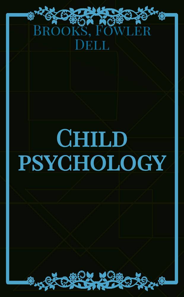 Child psychology