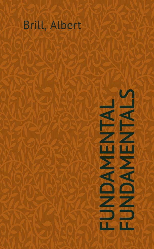 Fundamental fundamentals