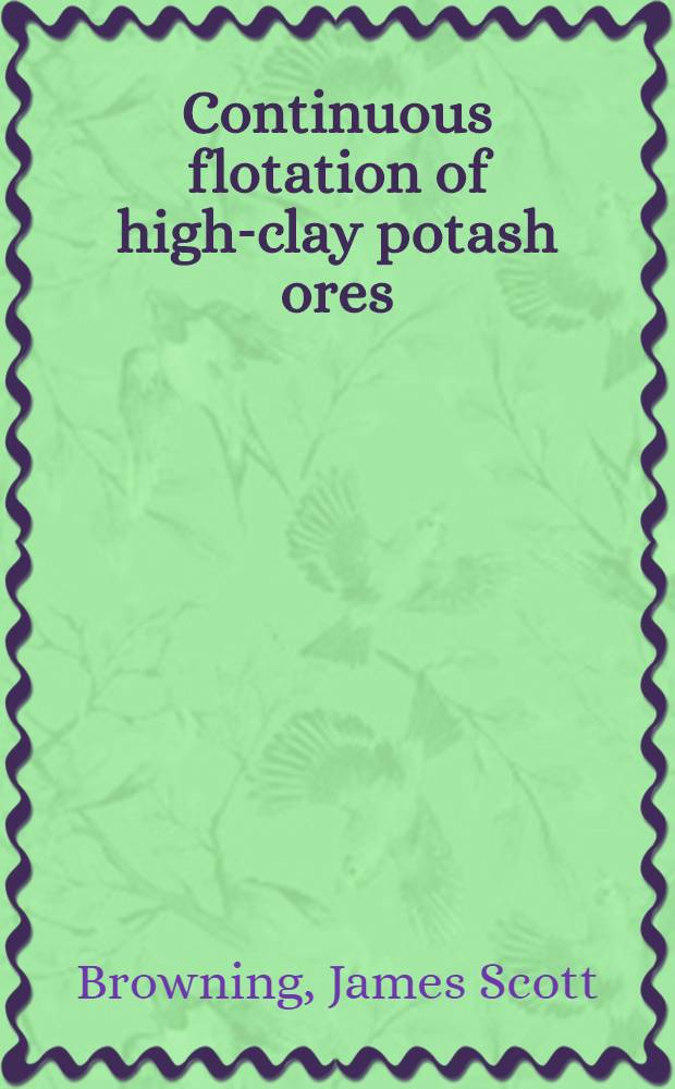 Continuous flotation of high-clay potash ores