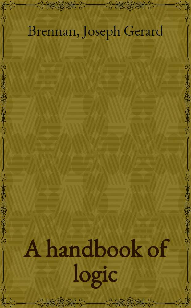 A handbook of logic