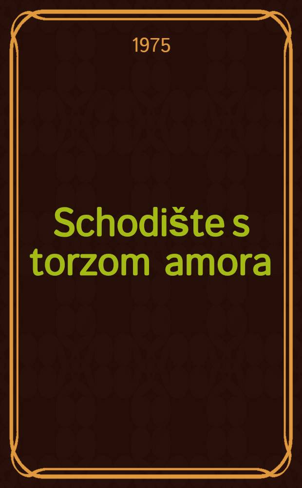 Schodište s torzom amora : Básne