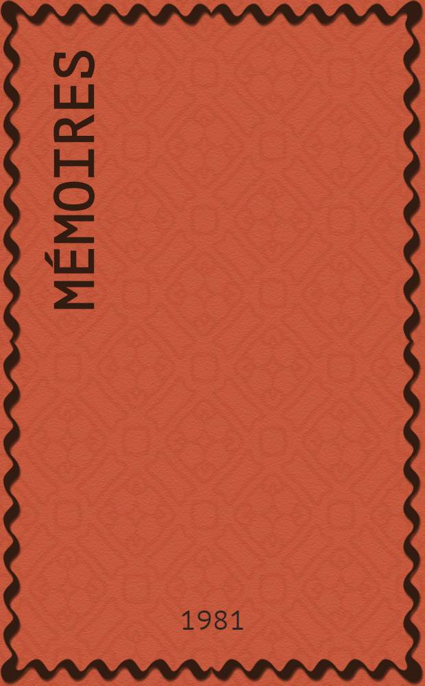 Mémoires