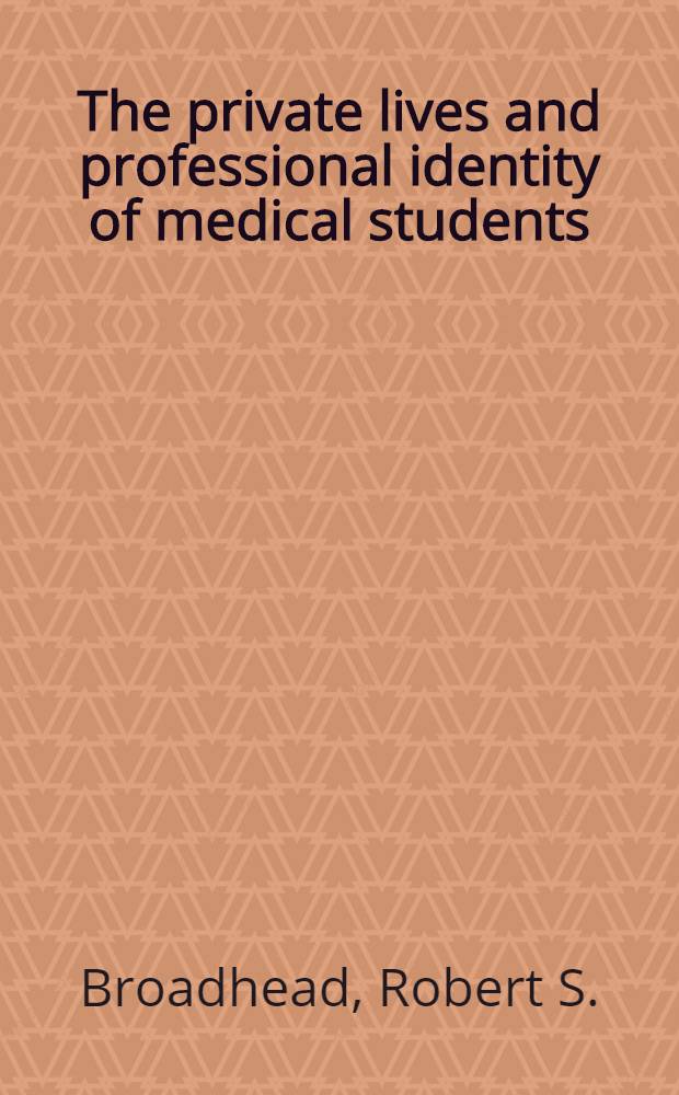 The private lives and professional identity of medical students