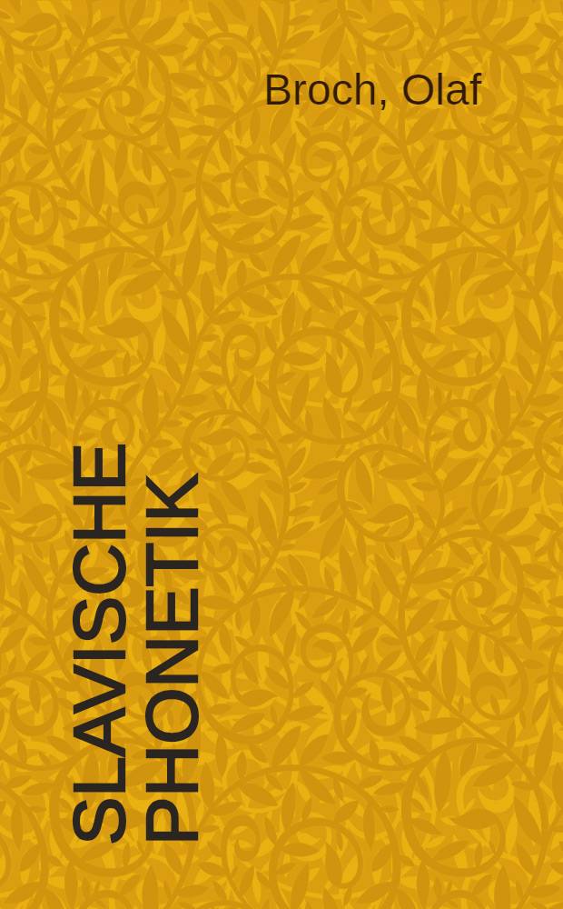 Slavische Phonetik