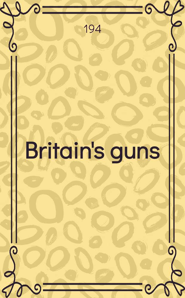 Britain's guns