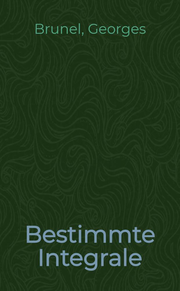 Bestimmte Integrale