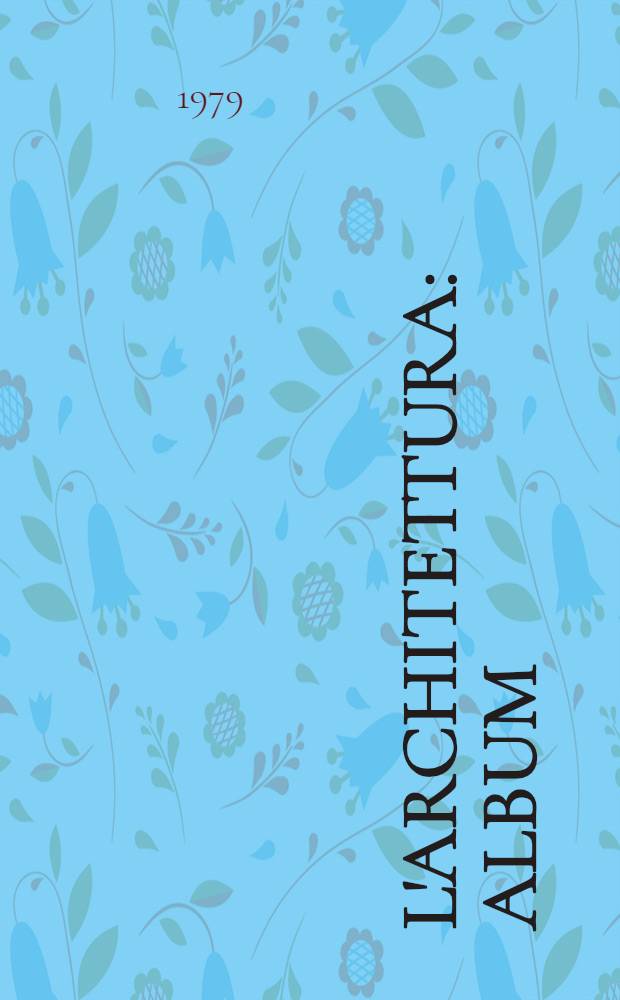 L'architettura : Album