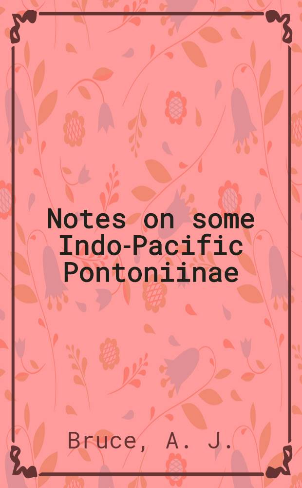 Notes on some Indo-Pacific Pontoniinae