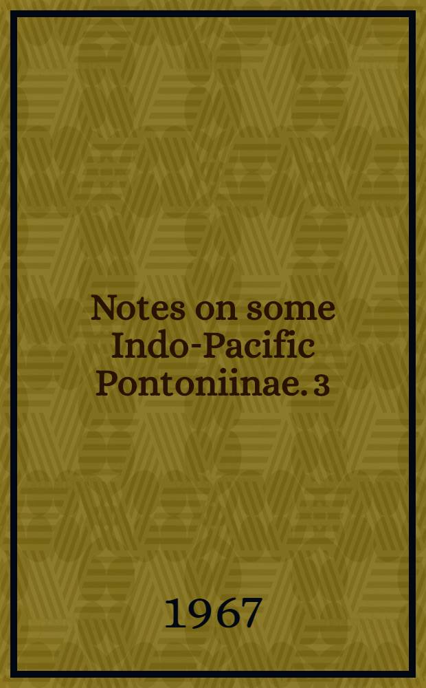 Notes on some Indo-Pacific Pontoniinae. 3/9 : Descriptions of some new genera and species from the western Indian Ocean and the South China Sea