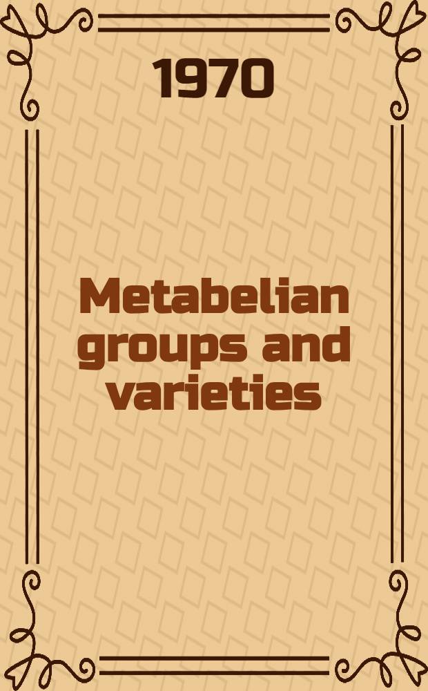 Metabelian groups and varieties