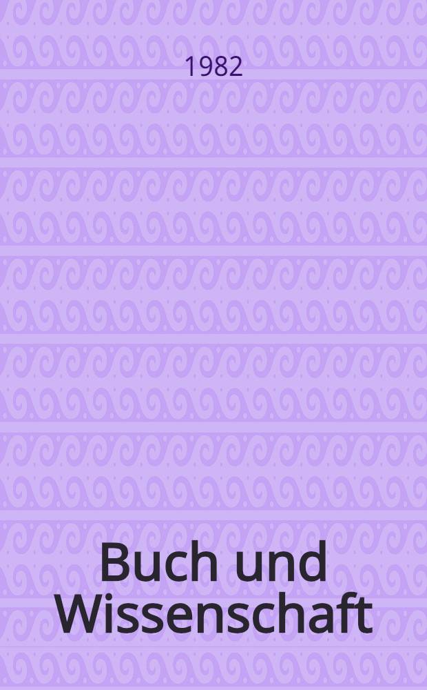 Buch und Wissenschaft : Sammelband