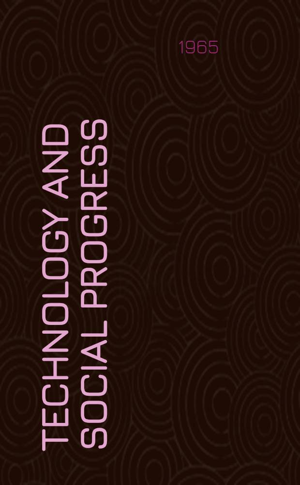 Technology and social progress