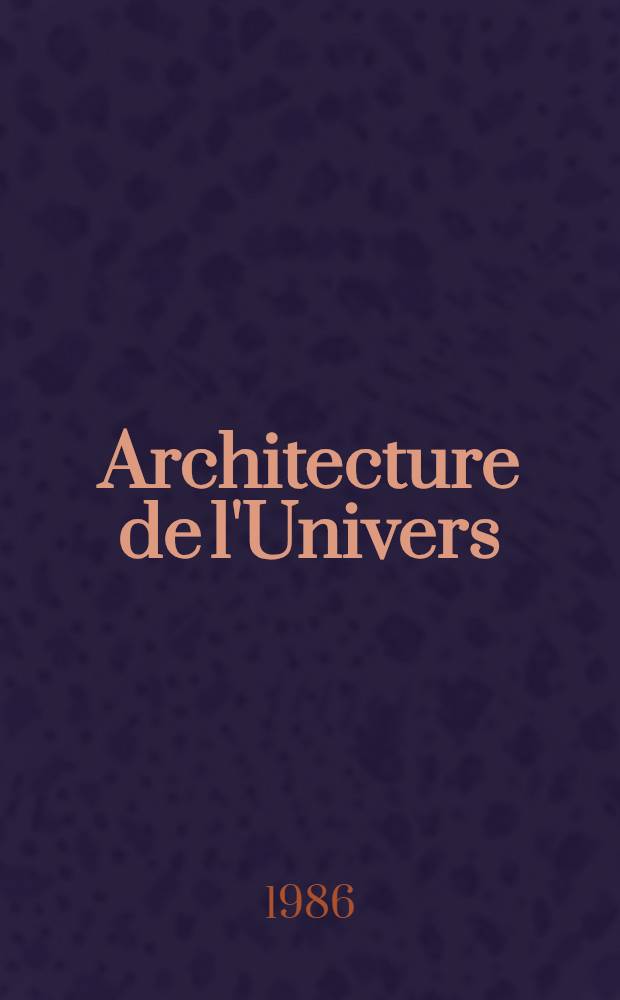 Architecture de l'Univers