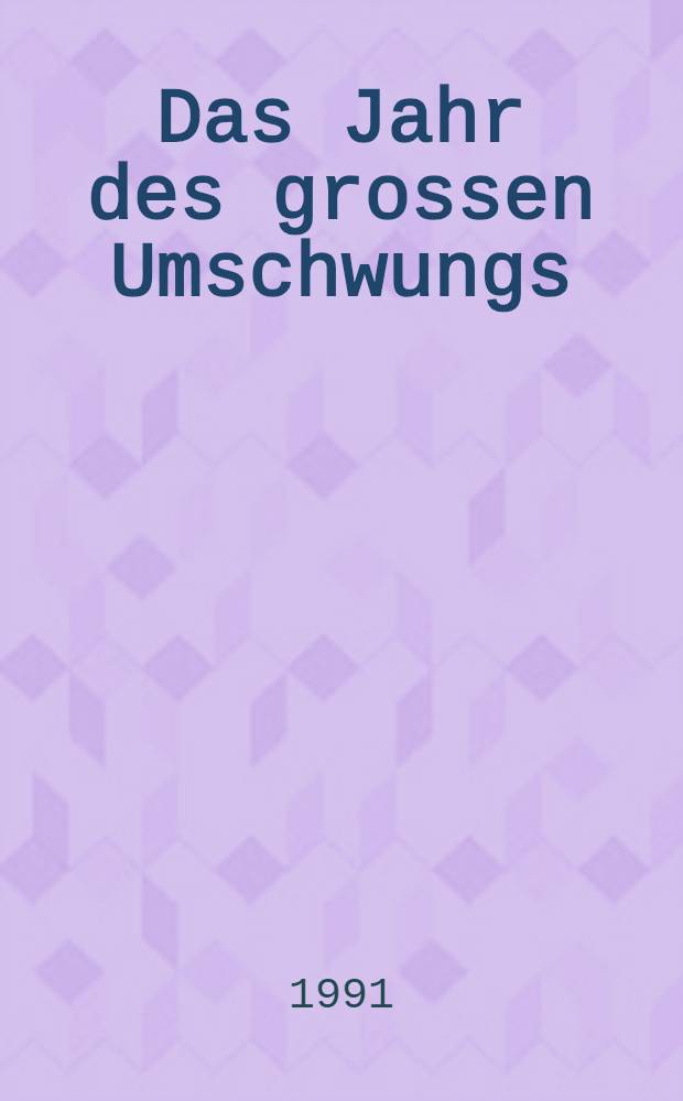 1929 : Das Jahr des grossen Umschwungs