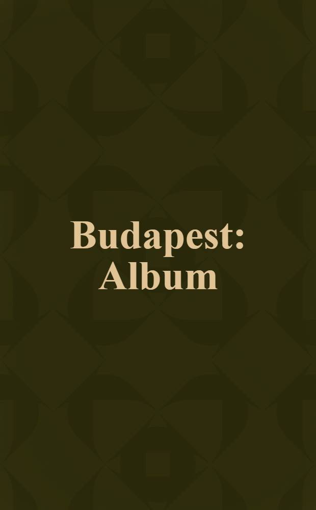 Budapest : Album