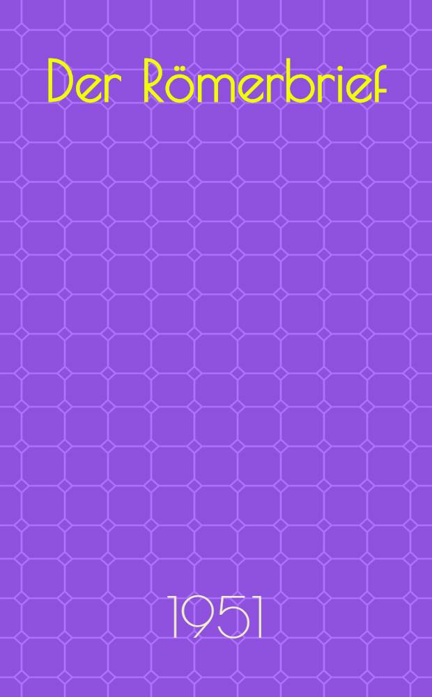 Der Römerbrief