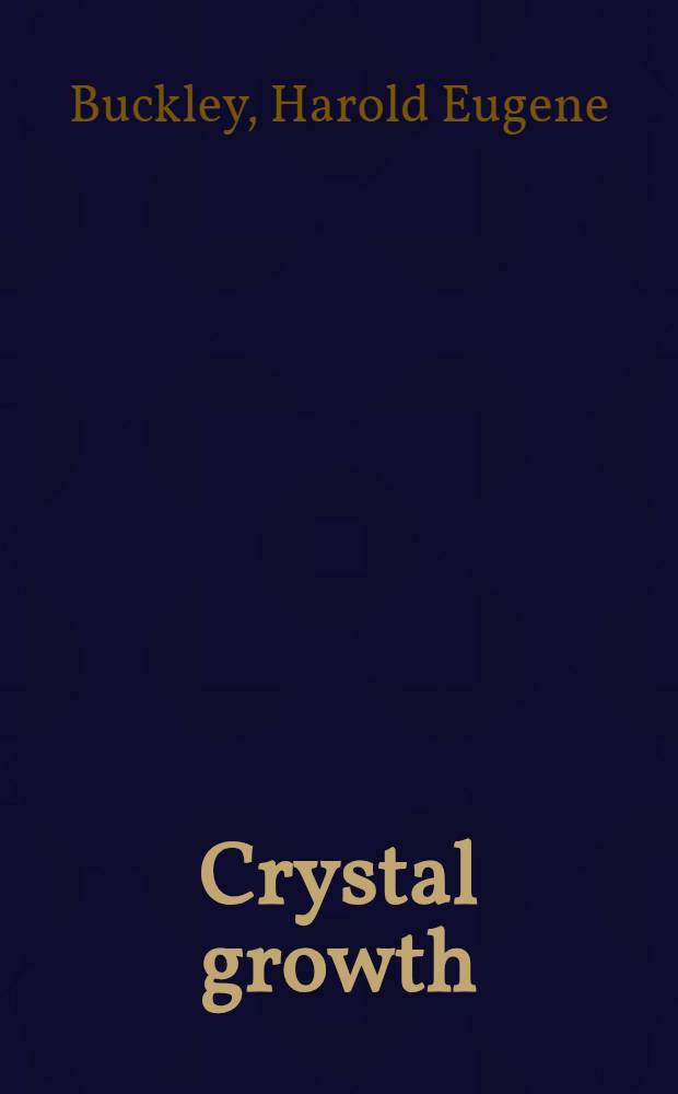 Crystal growth