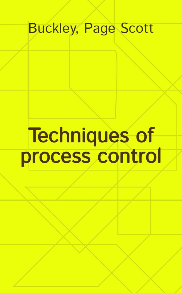 Techniques of process control