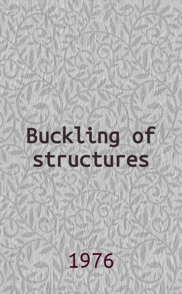 Buckling of structures