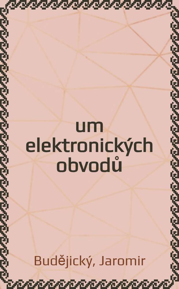 Šum elektronických obvodů