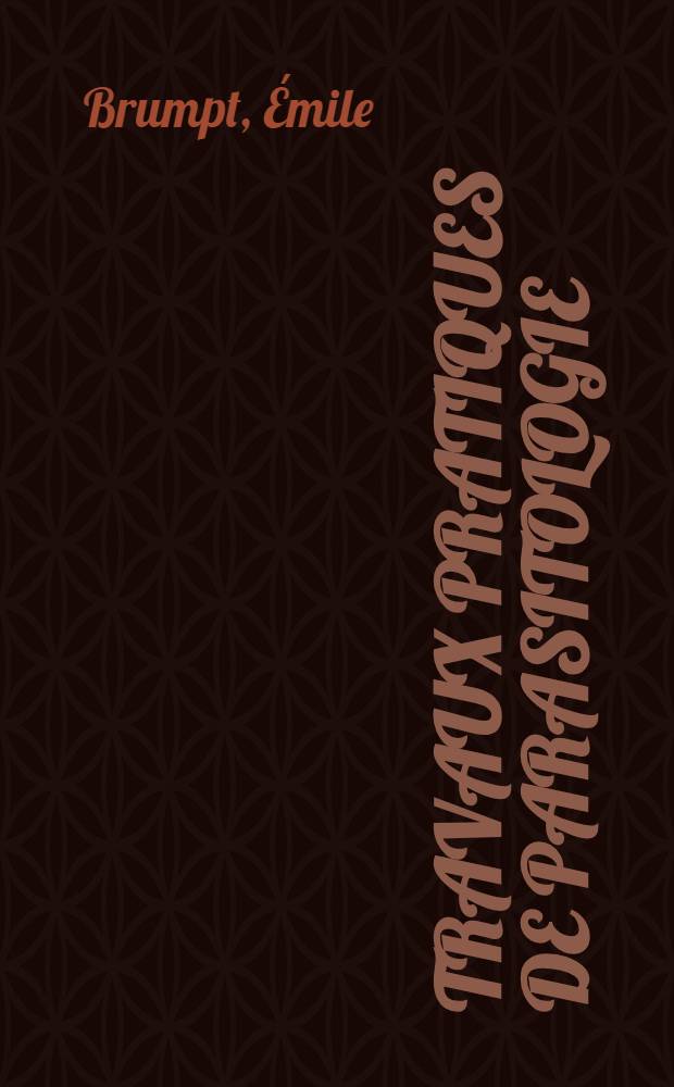 Travaux pratiques de parasitologie