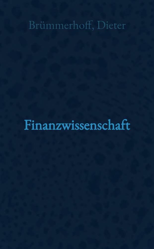 Finanzwissenschaft