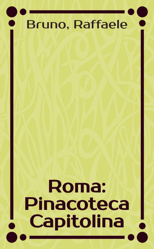 Roma : Pinacoteca Capitolina