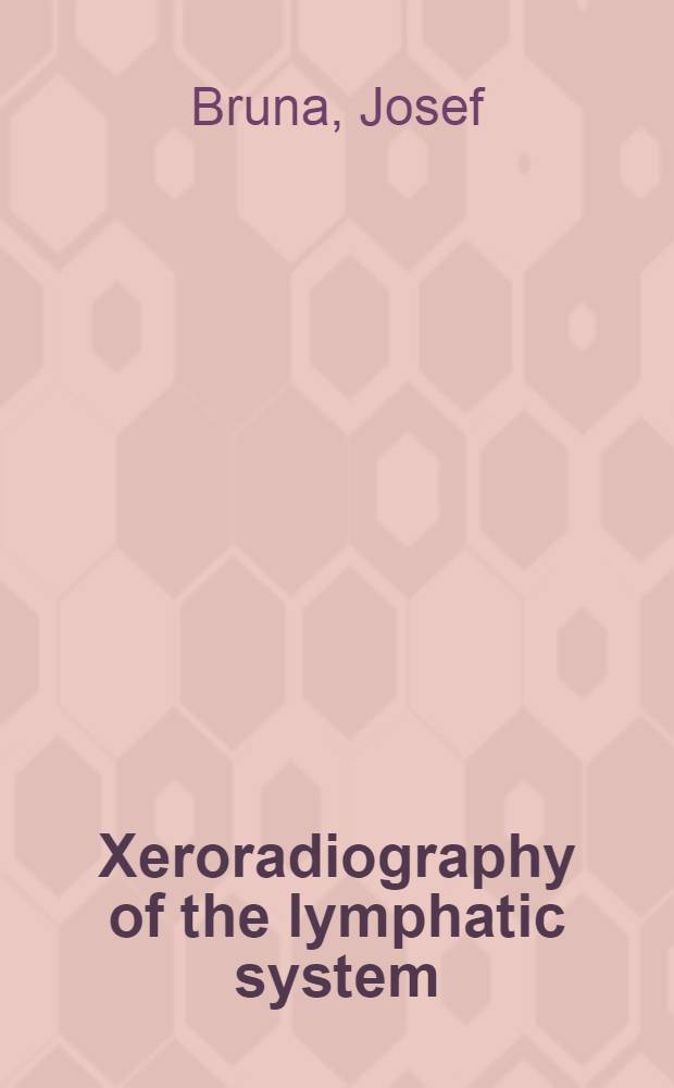 Xeroradiography of the lymphatic system