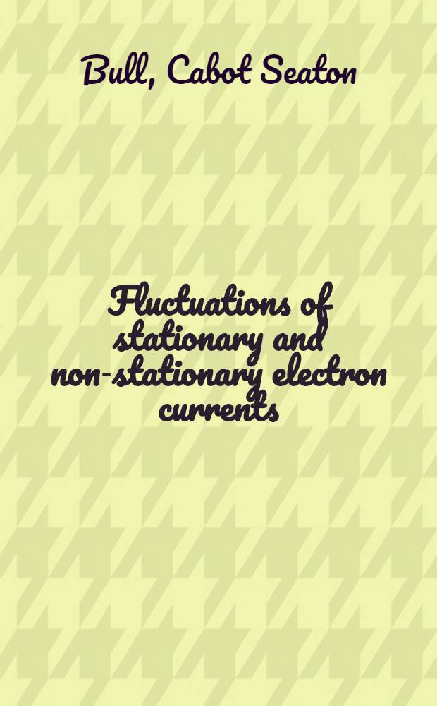 Fluctuations of stationary and non-stationary electron currents