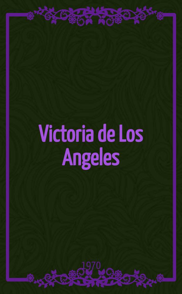 Victoria de Los Angeles