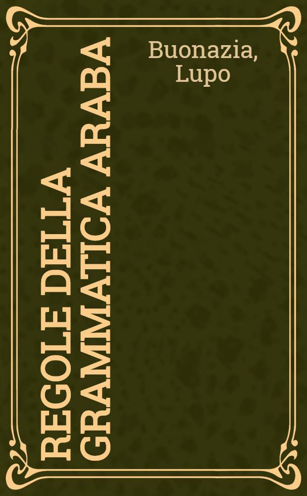 Regole della grammatica araba