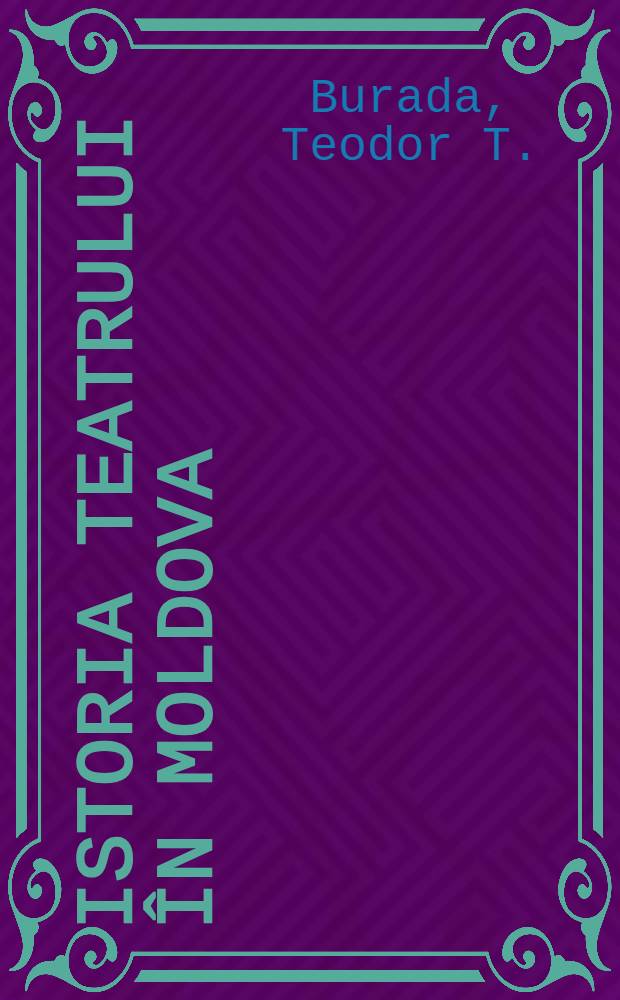 Istoria teatrului în Moldova