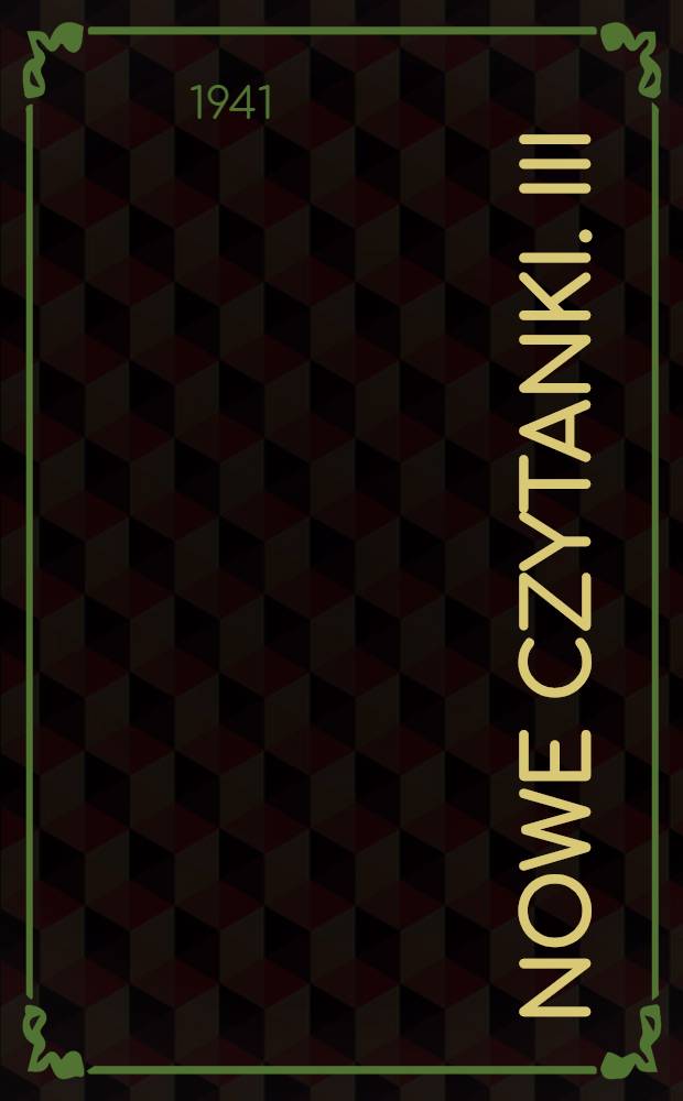 Nowe czytanki. III