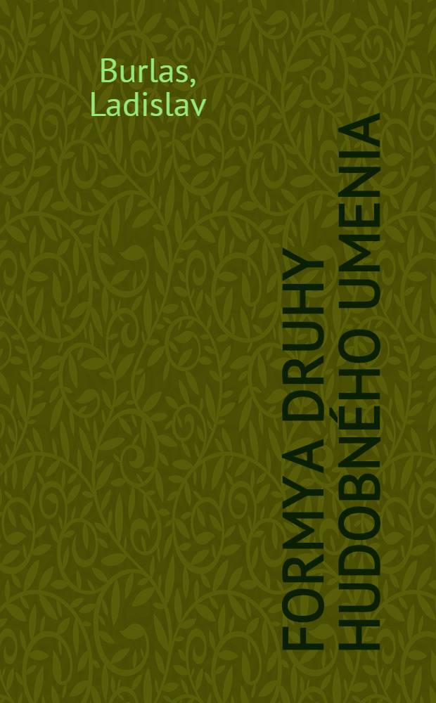 Formy a druhy hudobného umenia