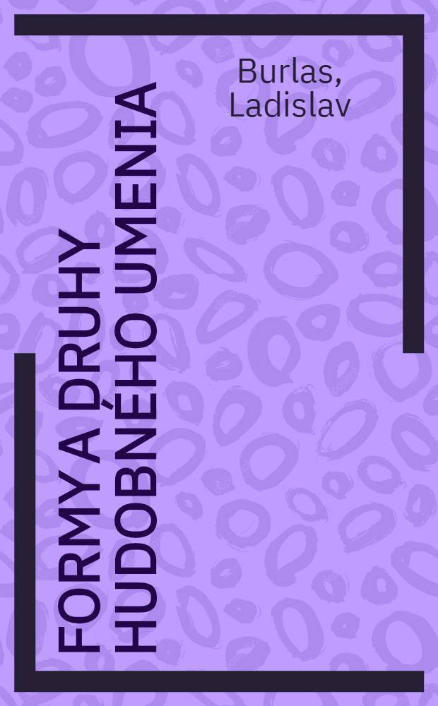 Formy a druhy hudobného umenia