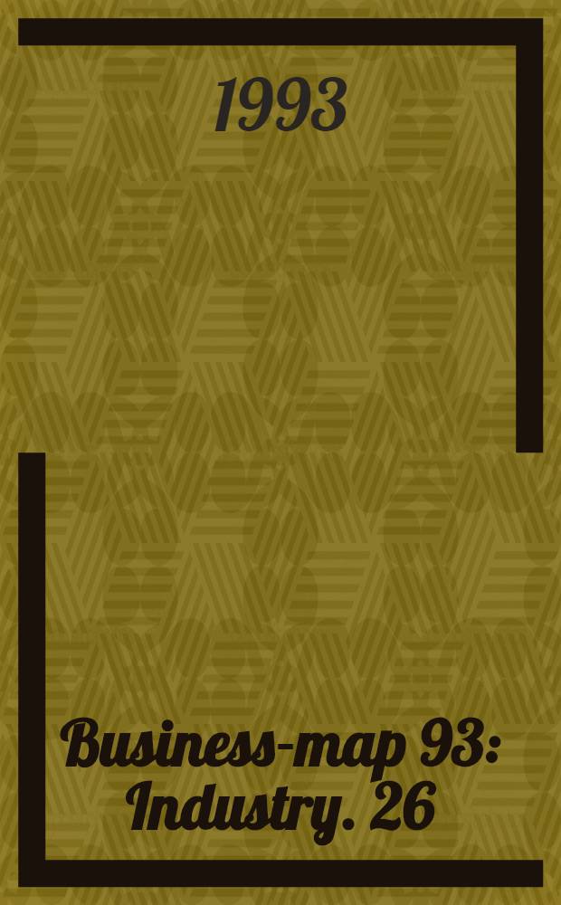 Business-map 93 : Industry. 26 : Kazakhstan