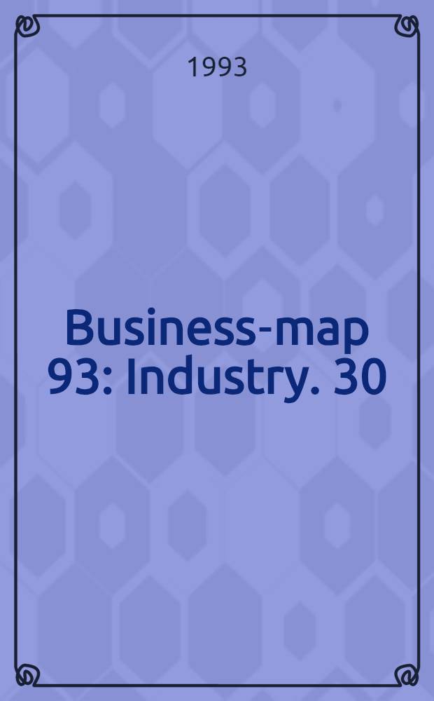 Business-map 93 : Industry. 30 : Azerbaijan
