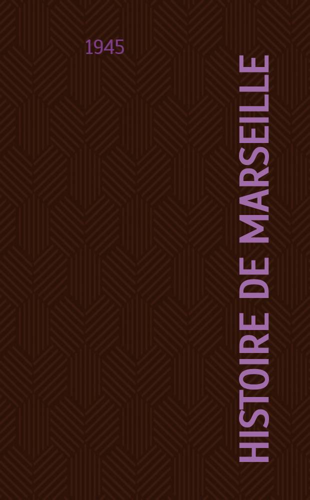 Histoire de Marseille