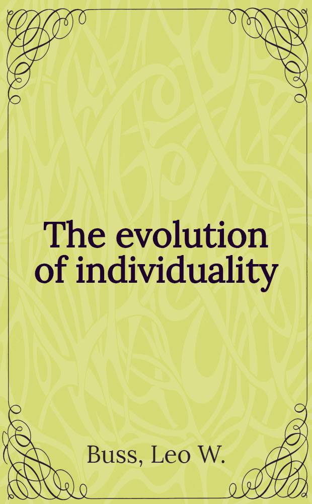 The evolution of individuality