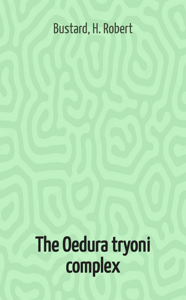 The Oedura tryoni complex: East Australian rock-dwelling geckos : (Reptilia: Gekkonidae)