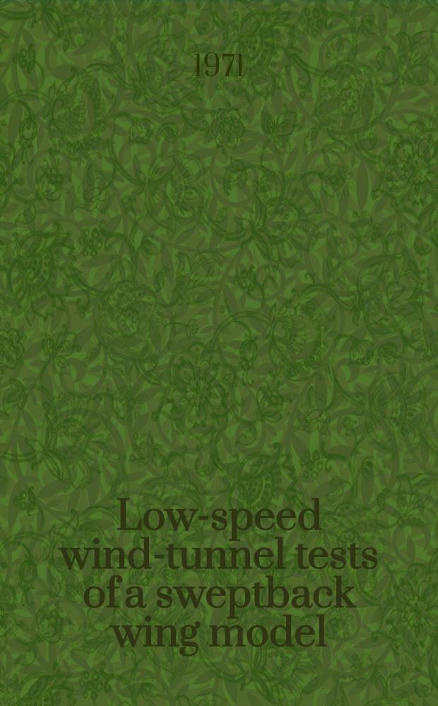 Low-speed wind-tunnel tests of a sweptback wing model (Buccaneer Mark I) with blowing at the wing leading edge flaps and blowing over the flaps and drooped ailerons