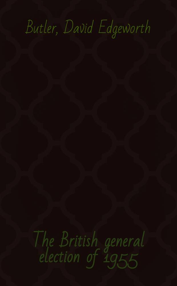 The British general election of 1955