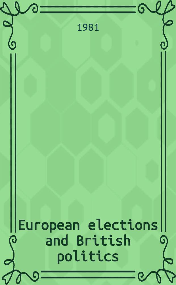 European elections and British politics